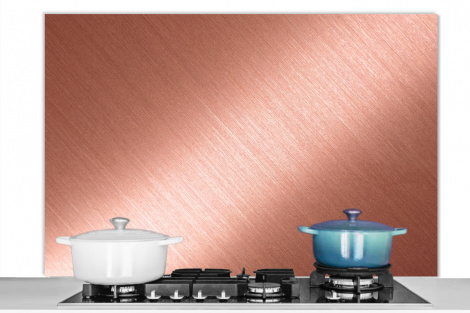 Spritzschutz Küche - Glänzender Kupferhintergrund-thumbnail-1