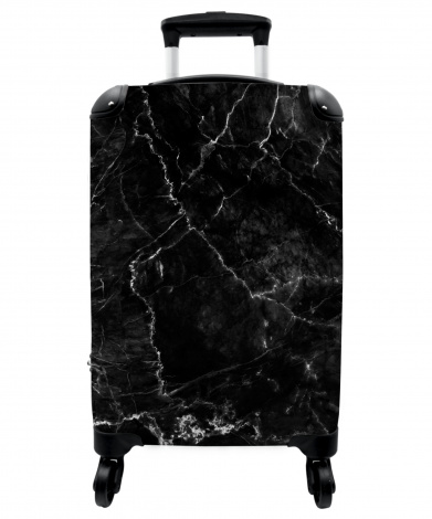 Koffer - Marmer - Zwart - Wit - Marmerlook