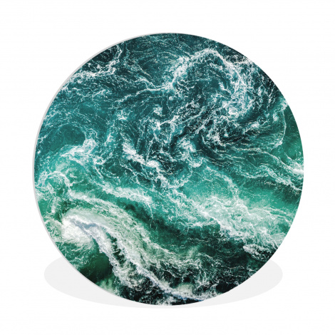 Muurcirkel - Oceaan - Water - Zee - Luxe - Groen - Turquoise