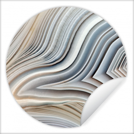 Behangcirkel - Marmerlook - Steen - Lijnen - Luxe - Marmer-1