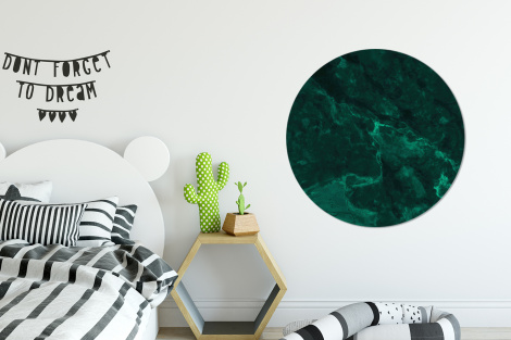 Runde Bilder - Marmor - Limette - Grün - Strukturiert - Marmoroptik-thumbnail-2