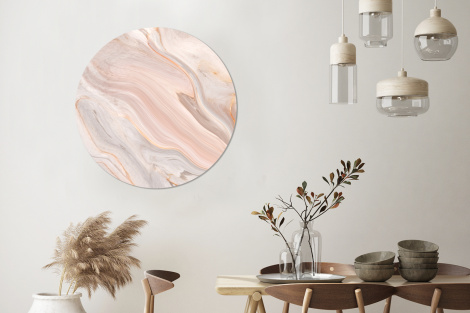 Behangcirkel - Marmer - Patroon - Pastel - Abstract - Marmerlook - Luxe-thumbnail-3