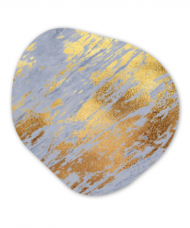 Organisches wandbild - Marmor - Gold - Muster-1