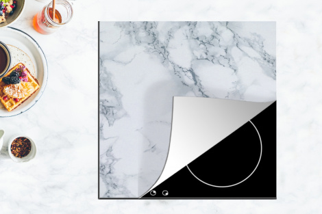 Herdabdeckplatte - Marmor - Muster - Gus - Weiß - Marmoroptik - Luxus-thumbnail-4