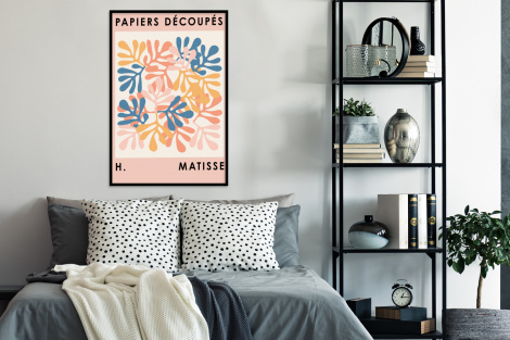 Poster mit Rahmen - Matisse - Planten - Pastel - Natuur - Vertikal-4