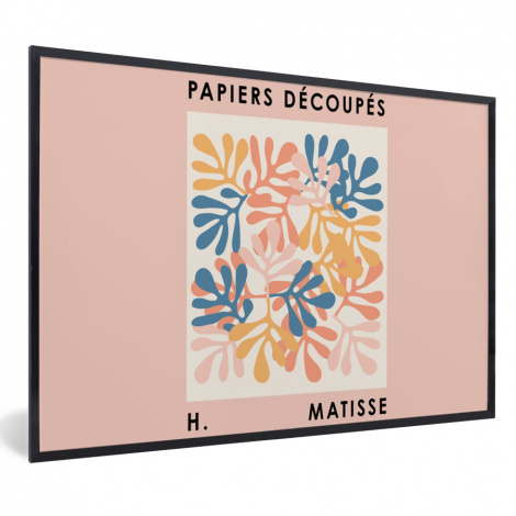 Poster mit Rahmen - Matisse - Planten - Pastel - Natuur - Horizontal-1