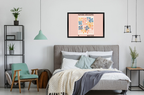 Poster mit Rahmen - Matisse - Planten - Pastel - Natuur - Horizontal-4