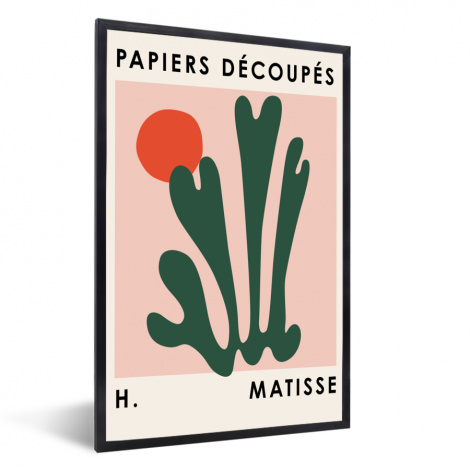 Poster mit Rahmen - Matisse - Kunst - Abstract - Zon - Vertikal