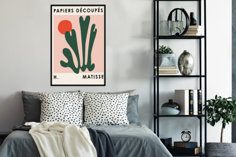 Poster mit Rahmen - Matisse - Kunst - Abstract - Zon - Vertikal-4