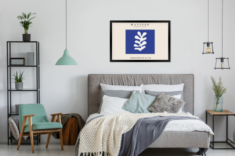Poster mit Rahmen - Blauw - Vormen - Abstract - Henri Matisse - Horizontal-thumbnail-4