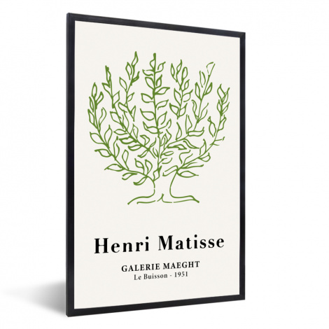 Poster mit Rahmen - Matisse - Boom - Groen - Natuur - Kunst - Vertikal-1