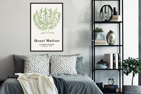 Poster mit Rahmen - Matisse - Boom - Groen - Natuur - Kunst - Vertikal-4