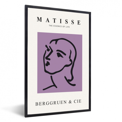 Poster mit Rahmen - Matisse - Abstract - Oude meesters - Vrouw - Vertikal-thumbnail-1