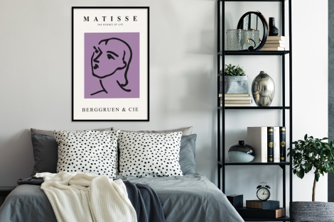 Poster met lijst - Matisse - Abstract - Oude meesters - Vrouw - Staand-4