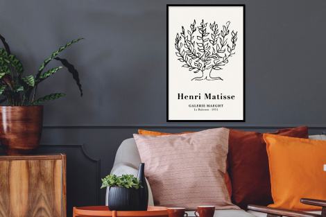 Poster mit Rahmen - Matisse - Boom - Natuur - Oude meesters - Vertikal-thumbnail-2