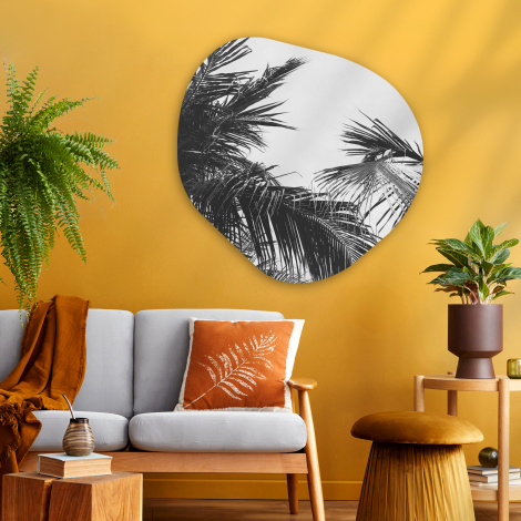 Organisch schilderij - Palmbladeren - Natuur - Vintage - Palmboom-2