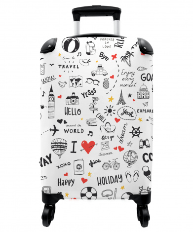 Koffer - Vakantie en reizen doodle