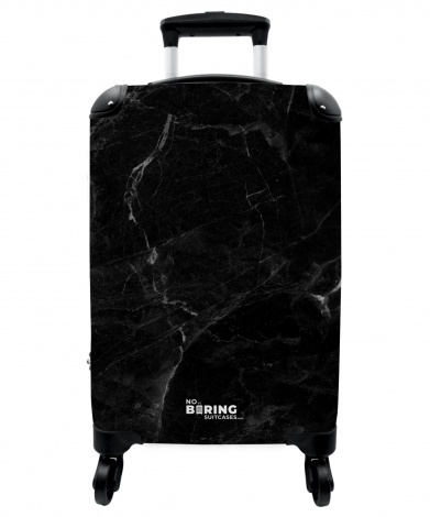 Koffer - Marmer - Zwart - Luxe - Marmerlook