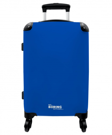 Koffer - Blauw - Effen