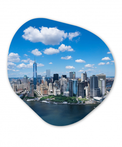 Organisches wandbild - New York - Manhattan - Skyline-1