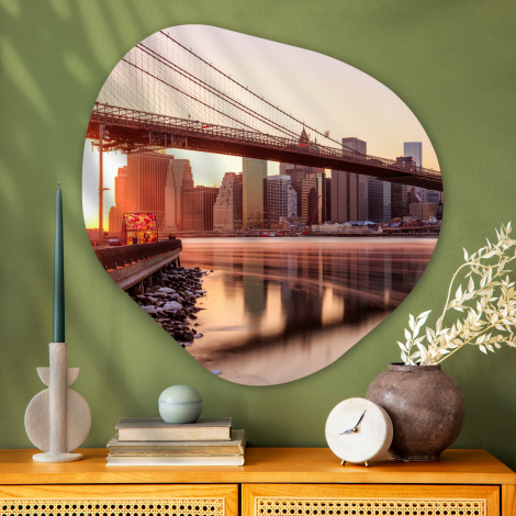 Organisches wandbild - New York - Brooklyn - Brücke-thumbnail-3