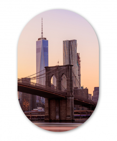 Muurovaal - New York - Brooklyn - Bridge-thumbnail-1