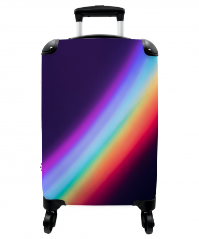 Koffer - Regenboog - Abstract - Paars - Meisjes - Kind