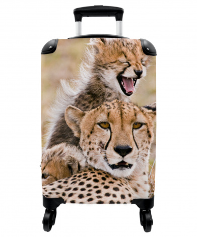 Koffer - Cheeta - Wilde dieren - Savanne - Portret