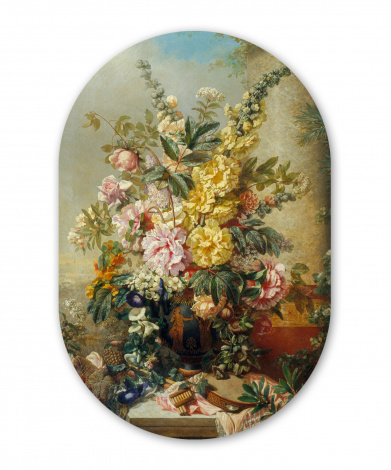 Wandoval - Große Vase mit Blumen - Josep Mirabent - Alte Meister-thumbnail-1