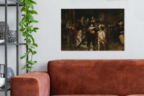 Canvas - De nachtwacht - Kunst - Oude meesters - Rembrandt-thumbnail-2