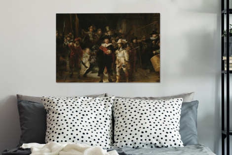 Canvas - De nachtwacht - Kunst - Oude meesters - Rembrandt-thumbnail-3