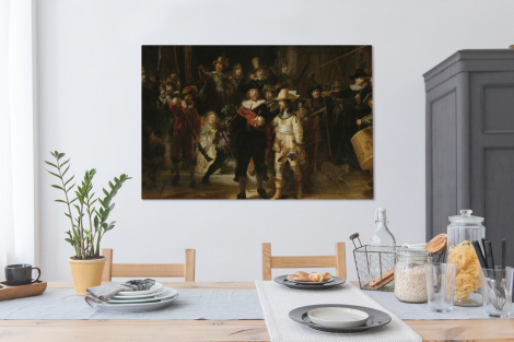 Leinwand - Die Nachtwache - Kunst - Alte Meister - Rembrandt-4