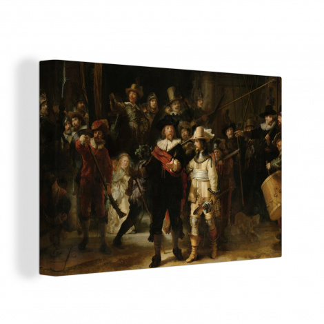 Leinwand - Die Nachtwache - Kunst - Alte Meister - Rembrandt-1