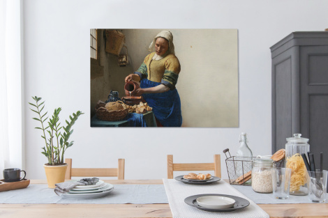 Canvas - Het melkmeisje - Kunst - Oude meesters - Vermeer-4