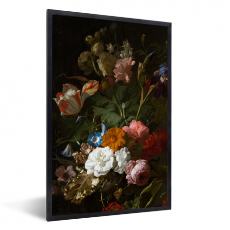 Poster met lijst - Vaas met bloemen - Schilderij van Rachel Ruysch - Staand-thumbnail-1