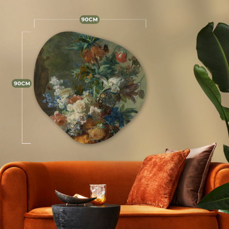Organisches wandbild - Stillleben mit Blumen - Gemälde von Jan van Huysum-thumbnail-6