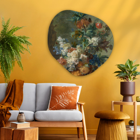 Organisches wandbild - Stillleben mit Blumen - Gemälde von Jan van Huysum-thumbnail-2