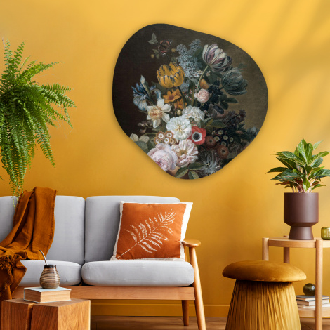Organisches wandbild - Stilleben mit Blumen - Gemälde von Eelke Jelles Eelkema-2