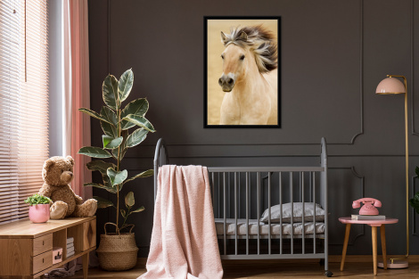 Poster met lijst - Paarden - Dieren - Manen - Portret - Staand-thumbnail-3