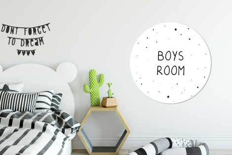 Runde Bilder - Zitate - Jungenzimmer - Sprichwörter - Jungen - Kind-2
