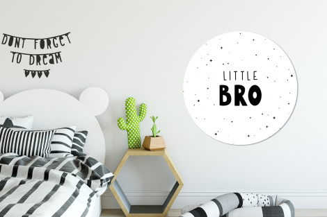 Behangcirkel - Spreuken - Kind - Jongens - Little bro - Quotes-thumbnail-2