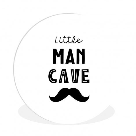 Muurcirkel - Quotes - Little man cave - Spreuken - Jongens - Kind