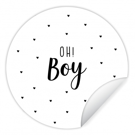 Behangcirkel - Quotes - Kind - Jongens - Oh! Boy - Spreuken