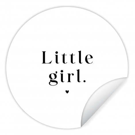 Behangcirkel - Spreuken - Little girl - Meisje - Kinderen - Quotes-1