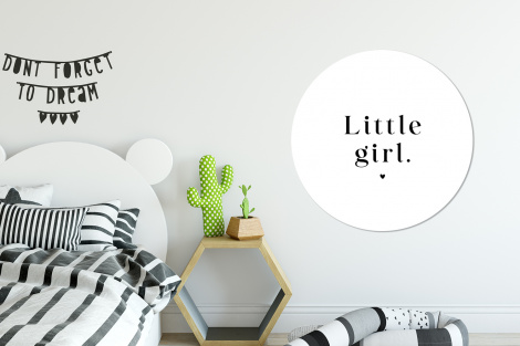 Behangcirkel - Spreuken - Little girl - Meisje - Kinderen - Quotes-thumbnail-2