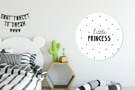 Muurcirkel - Spreuken - Little princess - Meisjes - Prinses - Quotes-2