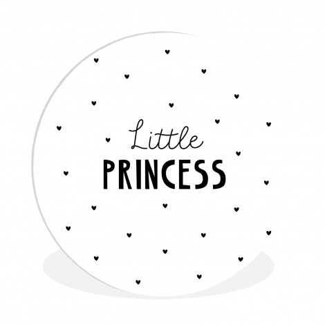 Muurcirkel - Spreuken - Little princess - Meisjes - Prinses - Quotes-1