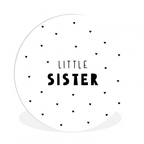 Muurcirkel - Meisjes - Zusje - Little sister - Spreuken - Quotes-1