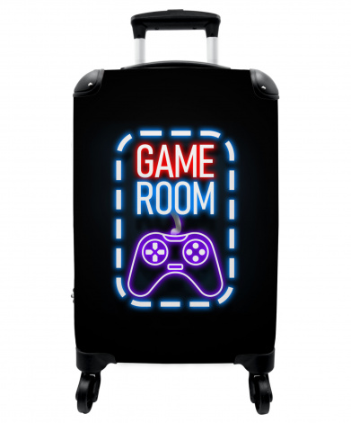 Koffer - Neon - Quotes - Game room - Controller - Zwart