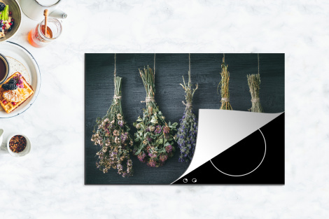 Herdabdeckplatte - Trockenblumen - Blumen - Blumenstrauß - Stilleben - Seil - Bündel-4
